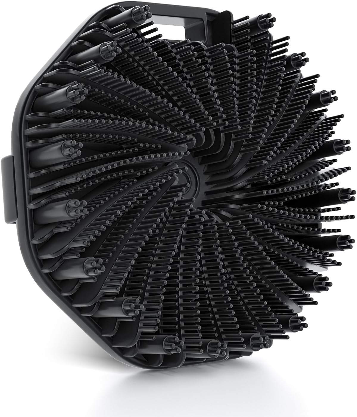 Silicone Body Scrubber, Exfoliating Body Wash Scrubbers Exfoliator, Shower Body Brush for Effective Showering Exfoliation and Gentle Massage (Black)