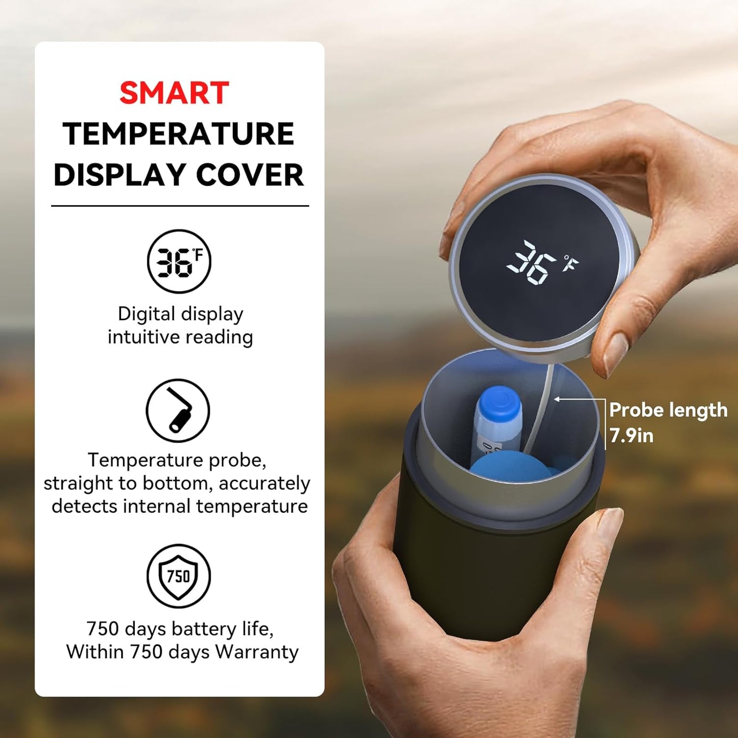 DISONCARE Odyssey 3Pens Insulin Cooler Travel Case Digital Display, Medication Cooler for Travel, TSA Approved Ice PackS, Diabetic Medical Organizer, EpiPen Bag with QR Medical Tag (Midnight Black)