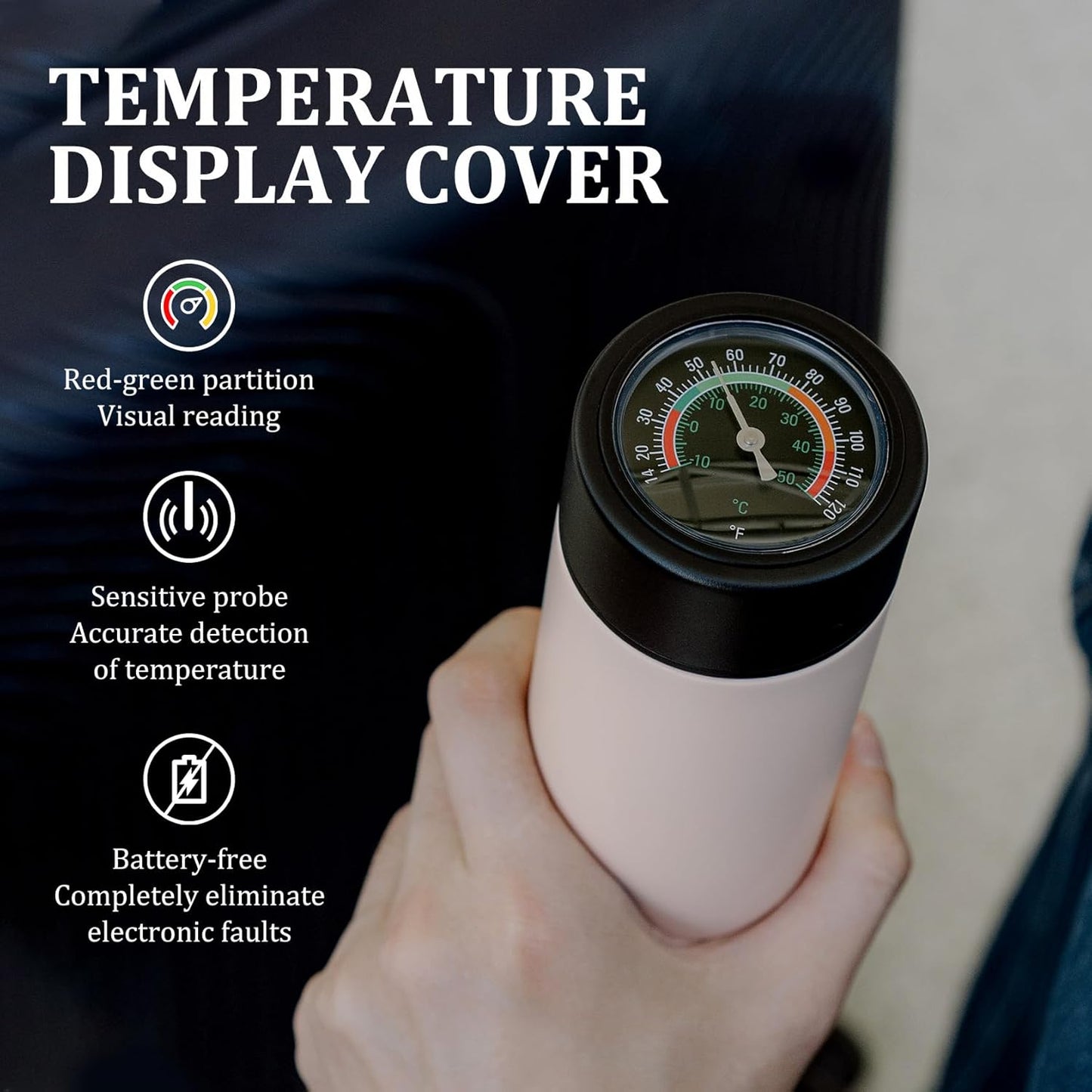 TSA Approved Insulin Cooler Travel Case, 60H Diabetes Medication Cooler with Large Dial Mechanical Thermometer & Biogel Ice Pack, Compact Diabetic Travel Case for Medicine Storage