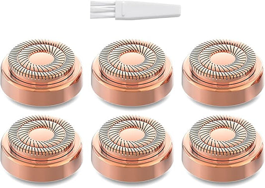 tuokiy Facial Hair Removal Replacement Heads for Finishing Touch Flawless, Refill for Flawless Replacement Heads