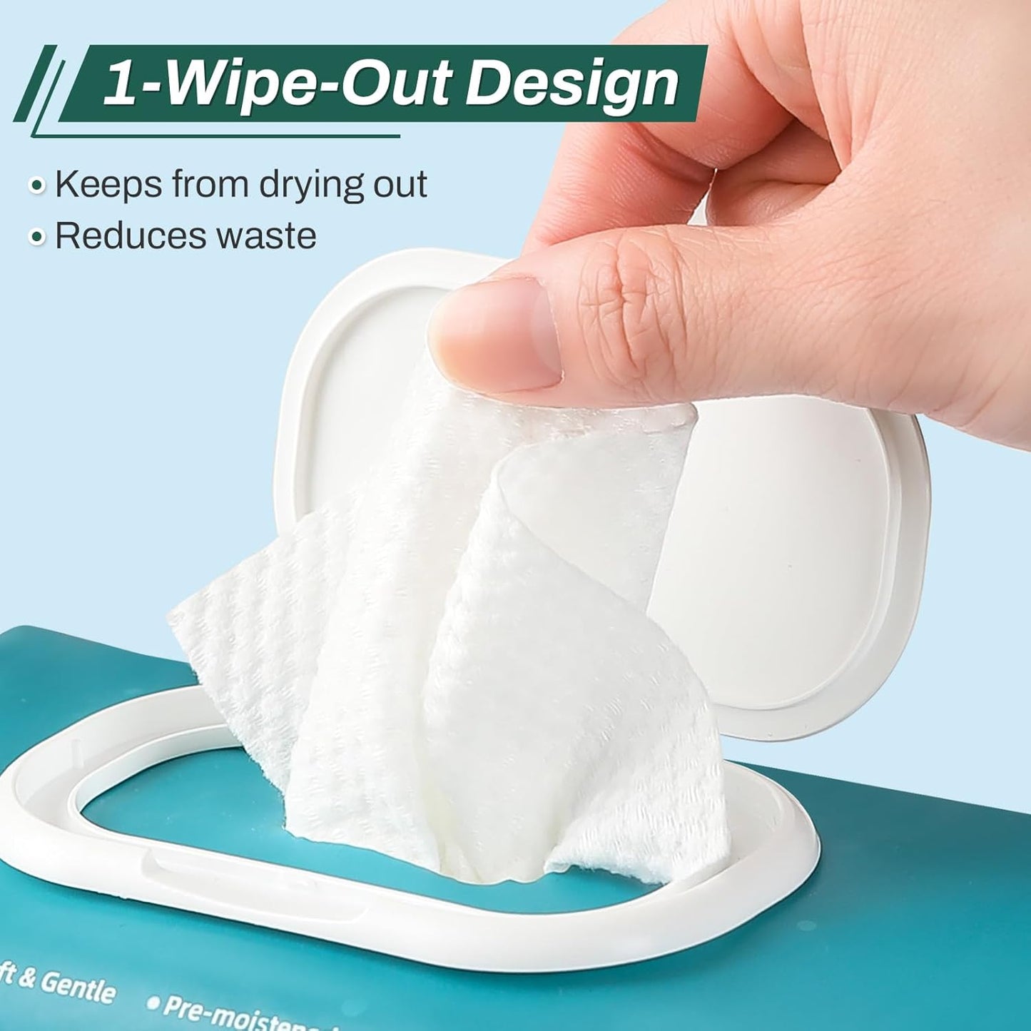 [360 Count] Adult Wipes for Elderly, 8" x 12" Extra Large Adult Wipes for Incontinence & Cleansing - Disposable Washcloth for Elderly Bathing No-Rinse - Vitamin E & Aloe