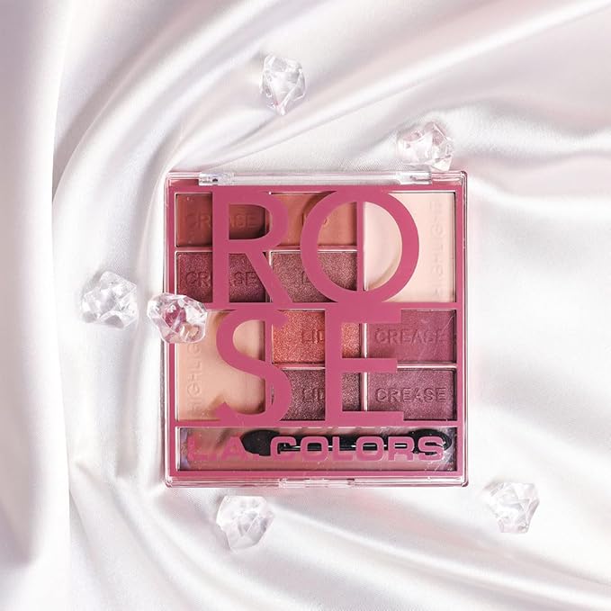 L.A. COLORS Color Block Eyeshadow, Rose CES136