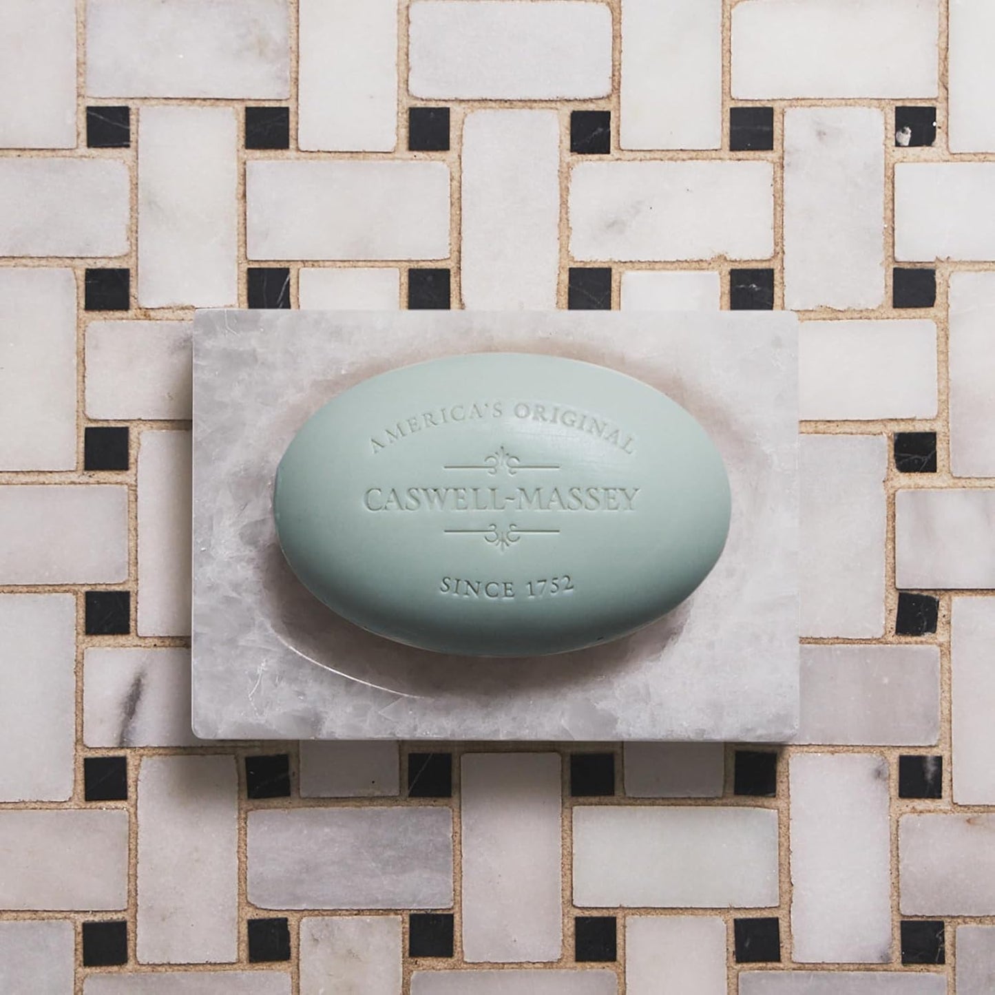 Caswell-Massey Jockey Club Natural Bar Soap for Men, Moisturizing Body Soap Bar for All Skin Types, Made with Essential Oils & Plant-Based Formula for Soft Skin, Made in USA, 5.8 oz