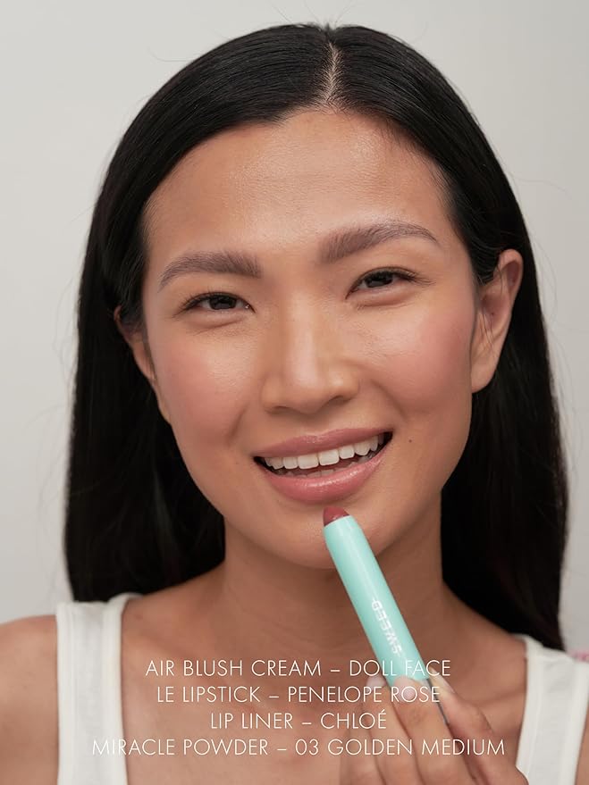 SWEED - Air Blush Cream | High Pigmented, Velvet Finish | Vegan, Cruelty-Free, Clean Beauty (Doll Face, 1.4 oz | 40 g)