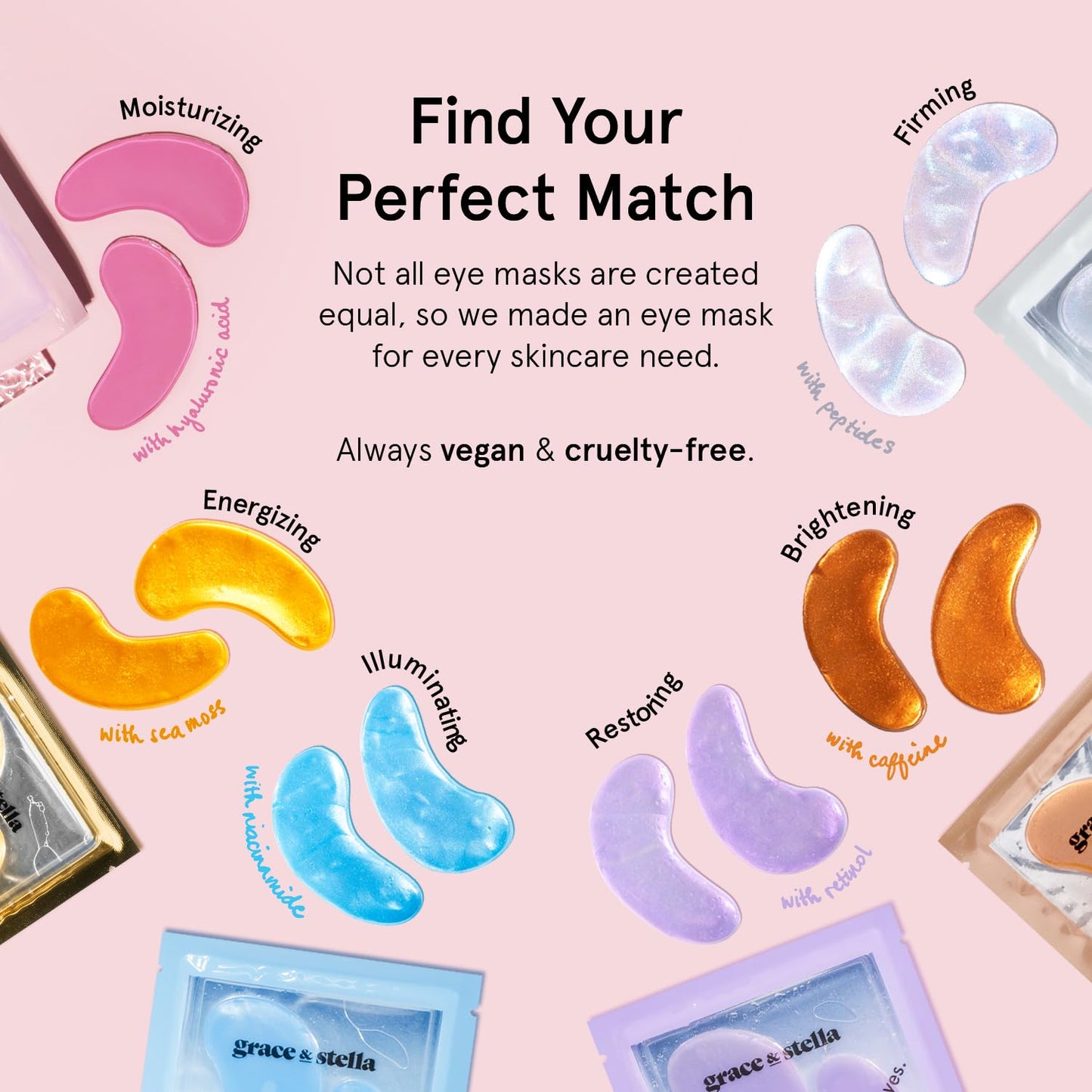 grace & stella Award Winning Under Eye Mask Reduce Dark Circles, Puffy Eyes, Undereye Bags, Wrinkles, Gel Under Eye Patches, Birthday Gifts for Women - Vegan Cruelty-Free Self Care (24 Pairs, Blue)