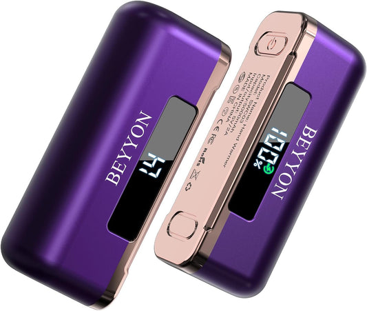 BEYYON Hand Warmers Rechargeable - Magnetic Electric Hand Warmer 2 Pack, 4 Levels Heat Up to 131℉ with LED Display, Portable Reusable Pocket Heater for Raynauds, Golf, Camping, Men, Women