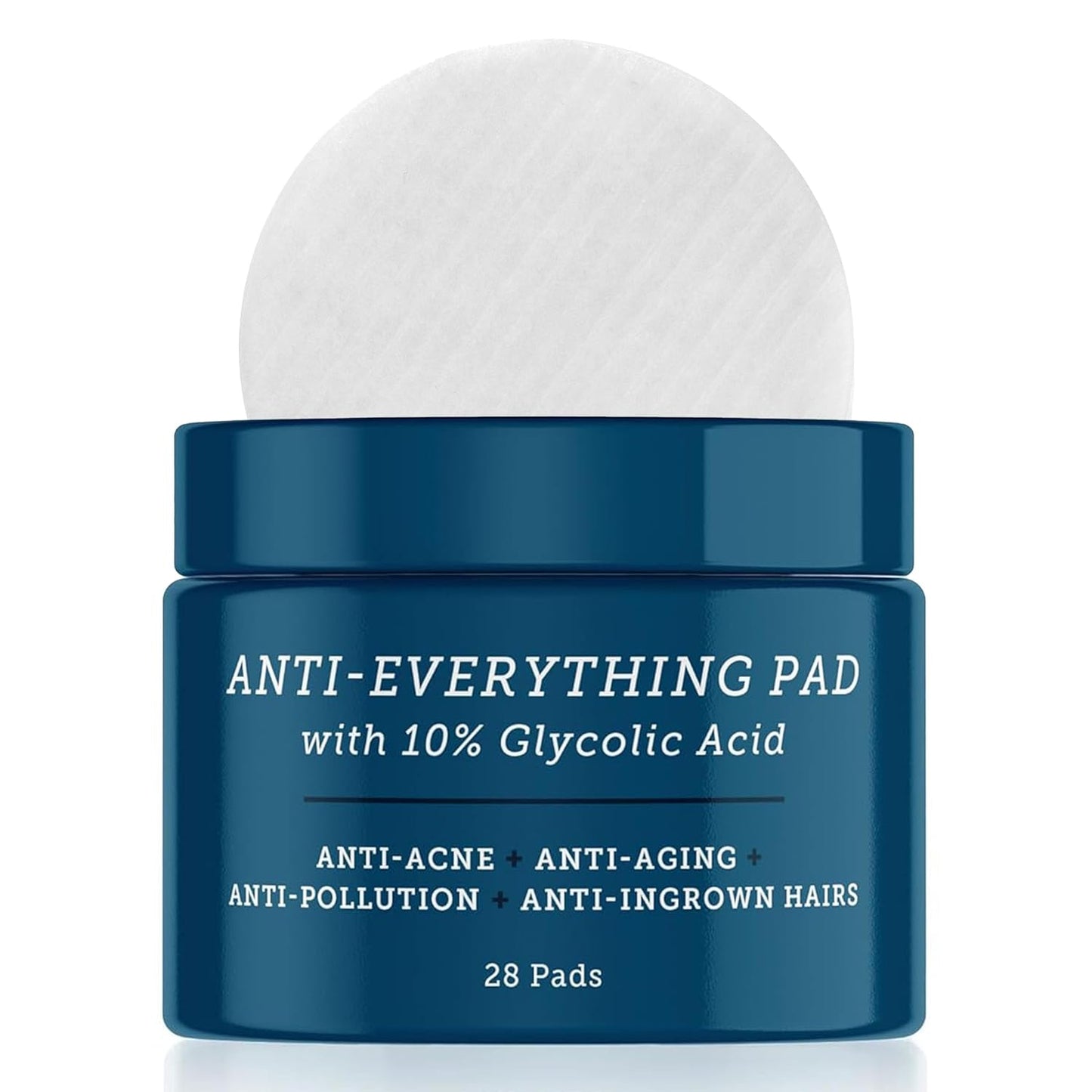 Oars + Alps Anti Everything Pads & Blackhead Remover, Facial Cleanser & Exfoliator with 10% Glycolic & Salicylic Acids for All Skin Types, Exfoliant Hydrates Skin & Reduces Blackheds, Wrinkles,28 ct