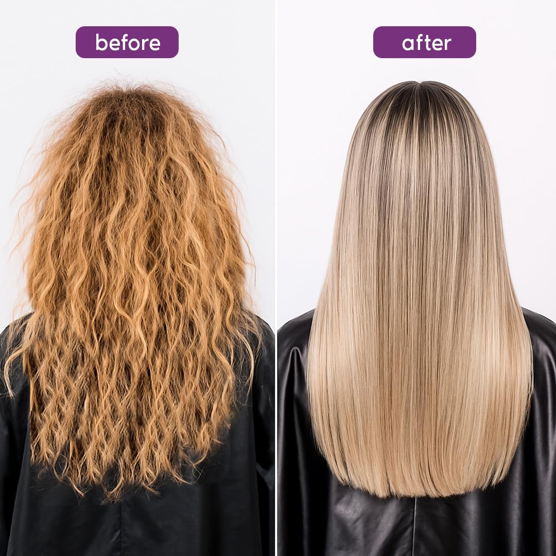 I Belli Capelli Ravenna Blond B-tox Hair Treatment Kit - 1kg/35.02 oz Hair B-tox + 300ml/10.1 fl.oz Anti-Residue Clarifying Shampoo for Longer Effect