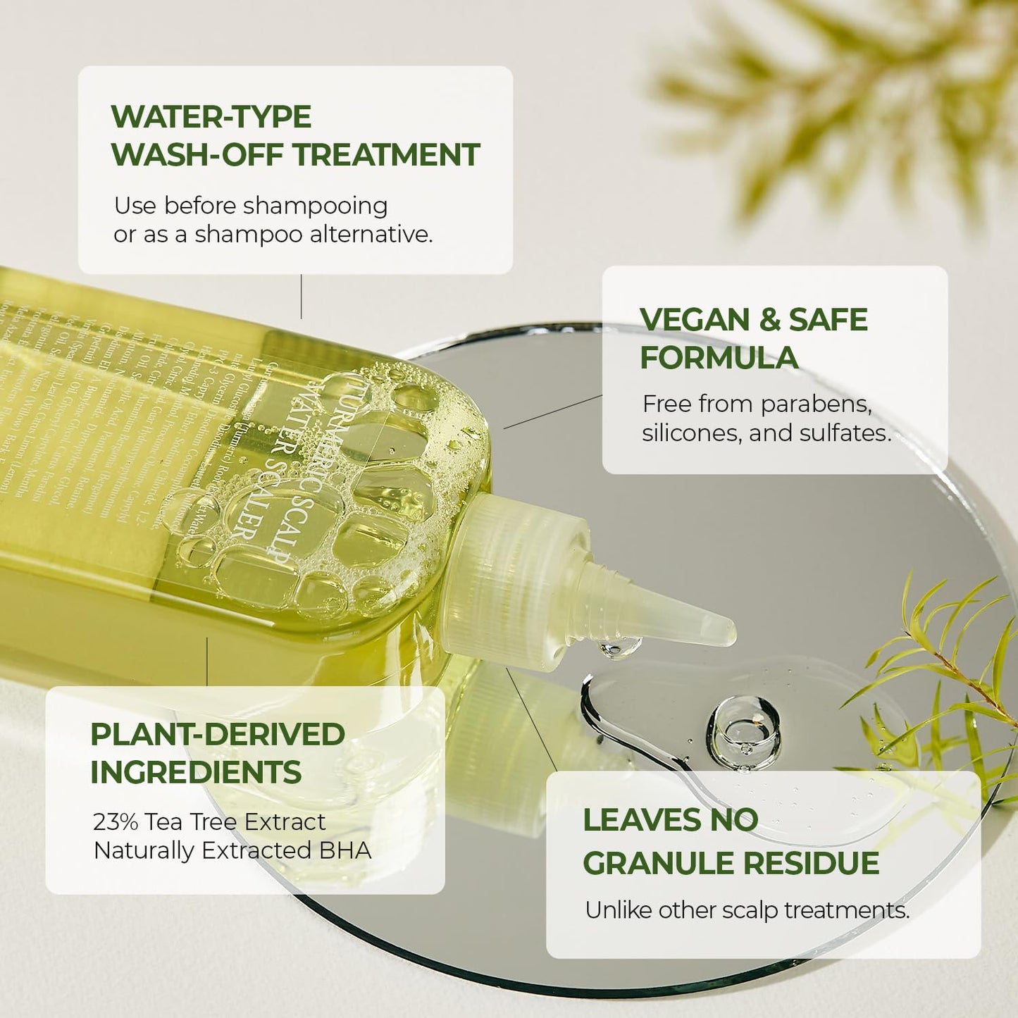 Tea Tree Scalp Treatment | Purifies and Exfoliates Oily Scalp | Natural BHA & Tea Tree | Removes Odor & Buildup | Hypoallergenic Exfoliator, 8.42 fl oz