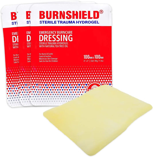 Burnshield 4" X 4" Burn Dressing, Sterile - 3 Count