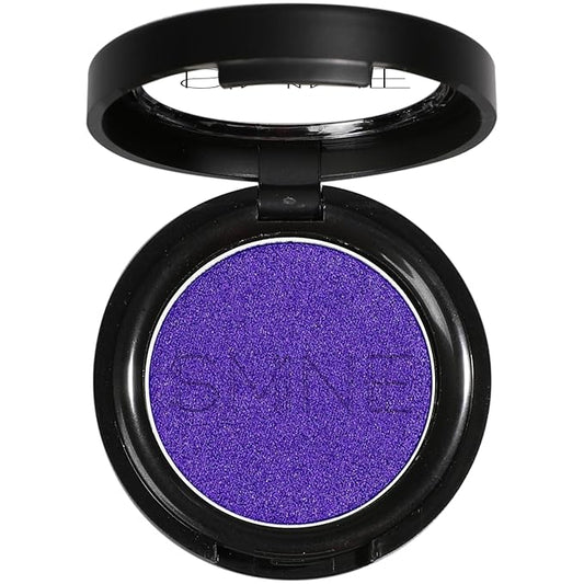 IS'MINE Single Purple Shimmer Eyeshadow Powder Palette High Pigment, Longwear, Intense Color Best Purple Violet Eyeshadow
