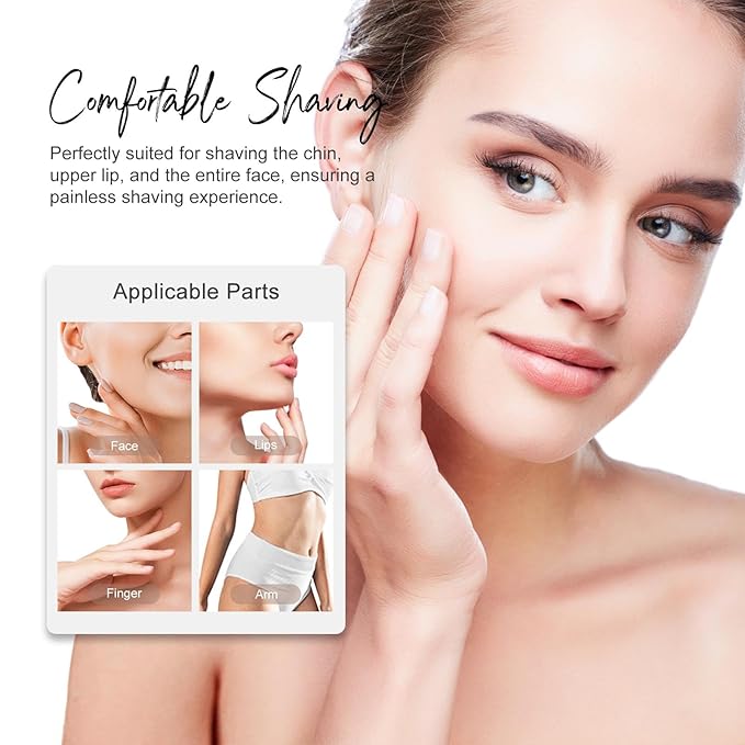 Gen 3 Replacement Heads for New Flawless Facial Hair Remover, Double Ring Floating head for Flawless Generation 3 Shaver, 5 Count