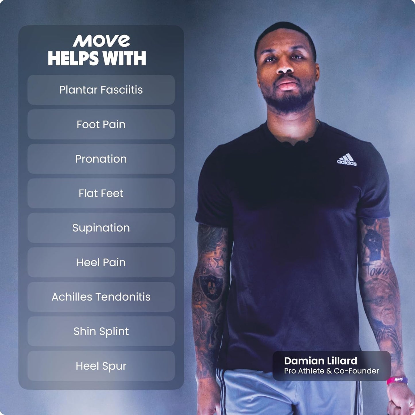 MOVE All Day Comfort Insole - Extra Plush Foam Insole for Stress Reduction on Feet, Knees, Back, Shock Absorbing, Walking, Foot Cushion, Comfort, Arch Support, and Work Boots (M11-11.5/WM12.5-13)