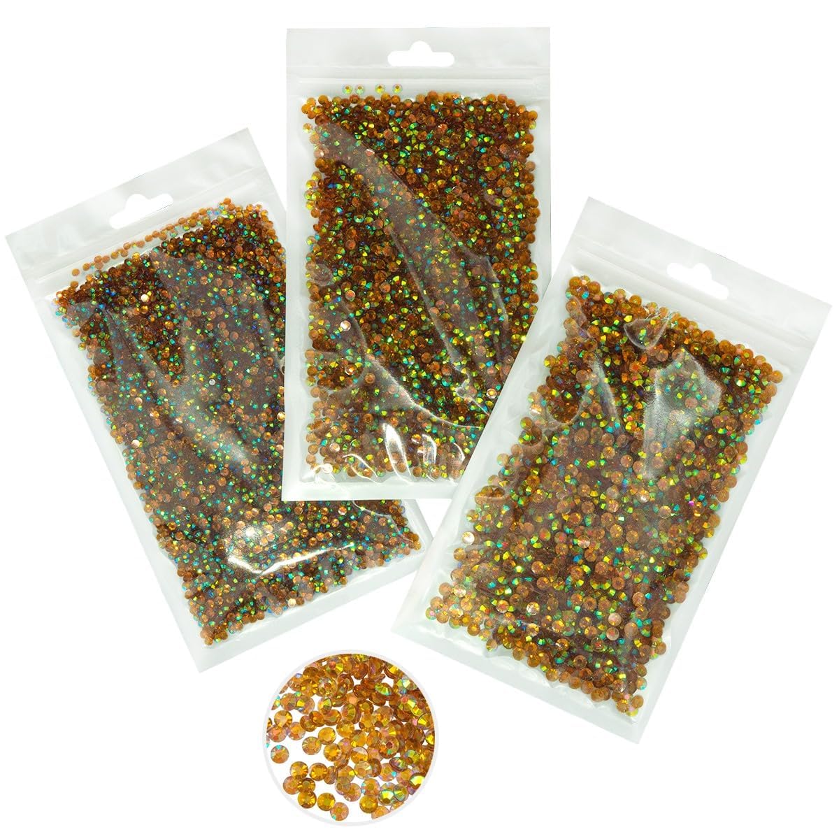 16000PCS Transparent Brown Resin Rhinestones for Crafting 3mm 4mm 5mm Amber Brown Flatback Jelly Stones Diamonds Crystals Gems Charms for Nails Face Eyes Makeup Tumblers Bottles Crafts Clothes