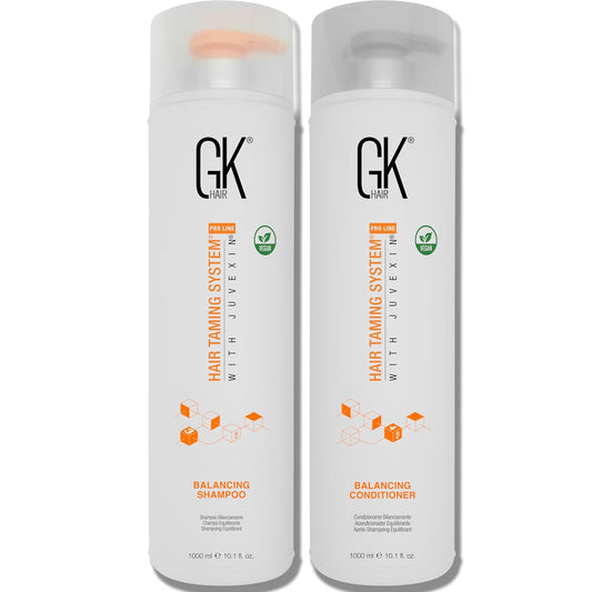 GK HAIR – Balancing Shampoo and Conditioner Set for Oily Hair, Clarifying & Refreshing Formula with Gentle Fragrance, Sulfate-Free, 72-Hour Freshness, 33.8 Fl Oz – Ideal for daily use