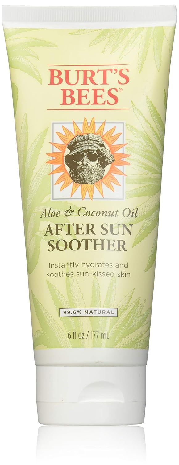 Burt's Bees Aloe & Coconut Oil After Sun Soother 6 oz (Pack of 3)