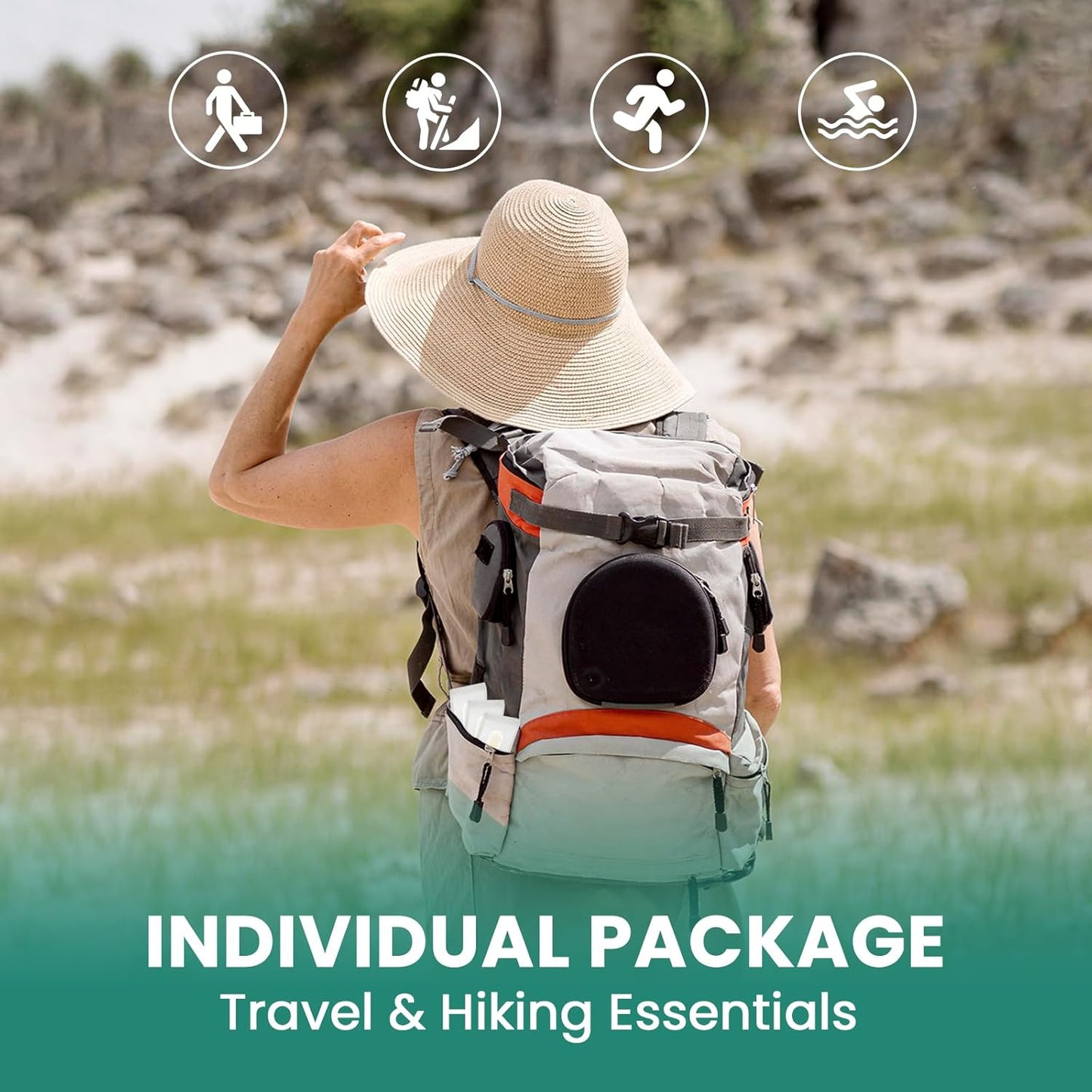 Welnove Gel Blister Bandage - 24 PCS Hydrocolloid Bandages for Prevention & Recovery, Blister Cushions for Heel, Toes & Foot, Blister Bandages for High Heels, Sandals, Wedding, Party (Spot Pack)