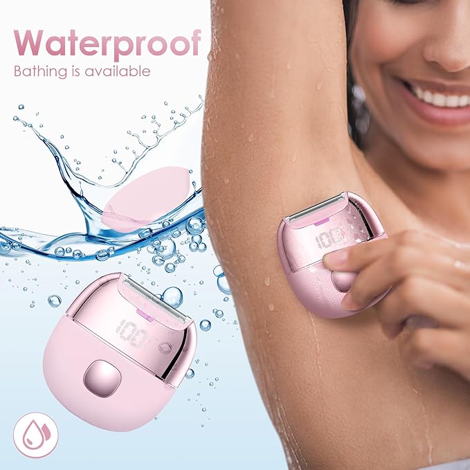 Electric Razors for Women, Rechargeable Lady Shaver, Waterproof Bikini Trimmer for Legs