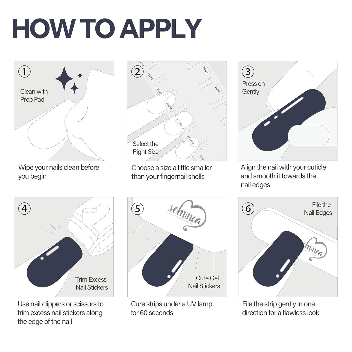 Semi Cured Gel Nail Strips-Semi Gel Nail Polish Stickers Waterproof Nail Art Wraps 18 Pre-Cut Designs Quick Dry Manicure Set Works with Any UV/LED Lamps(Golden Hour)