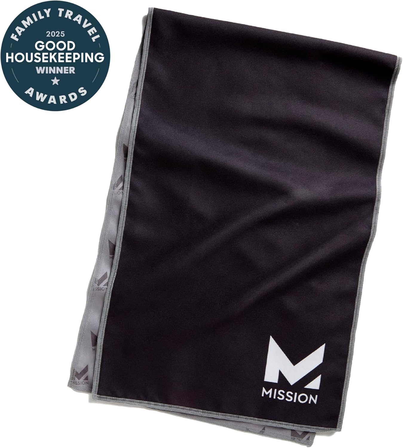 MISSION Original Cooling Towel - Soft, Durable Microfiber - Cools Up to 2 Hours - UPF 50 Sun Protection - Machine Washable