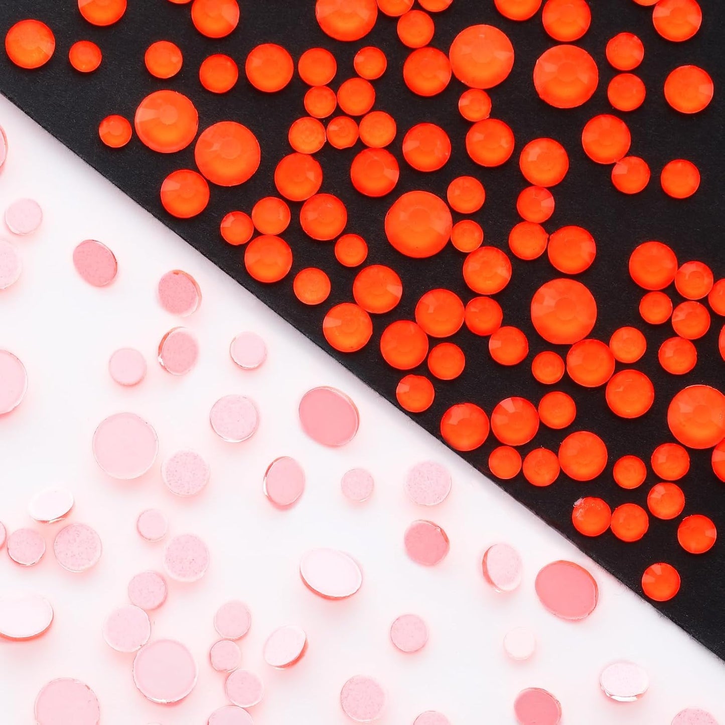 Neon Hyacinth Flatback Rhinestones, Glass Rhinestones for Nail Art and Craft, Glue Fix, Loose Crystal Gemstones(Neon Hyacinth, SS8, 1440pcs, 2.3-2.5mm)