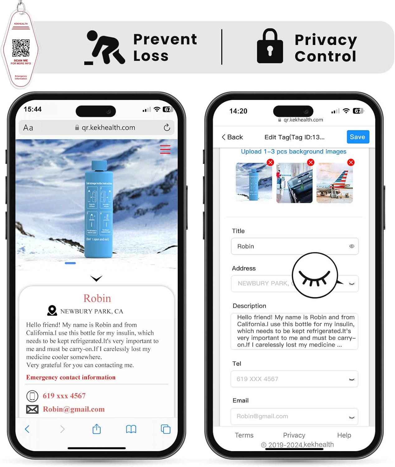 Ice Packs for Insulin Pen Cooler Travel case-74h 7pen Medication Cooler Accessories