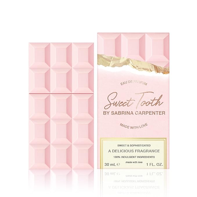 Sabrina Carpenter Sweet Tooth - Long-lasting Perfume for Women - Sweet Floral Fragrance with notes of Vanilla & Chantilly Cream - Vegan - Bergamot Scent - 1 Fl Oz (30 mL)