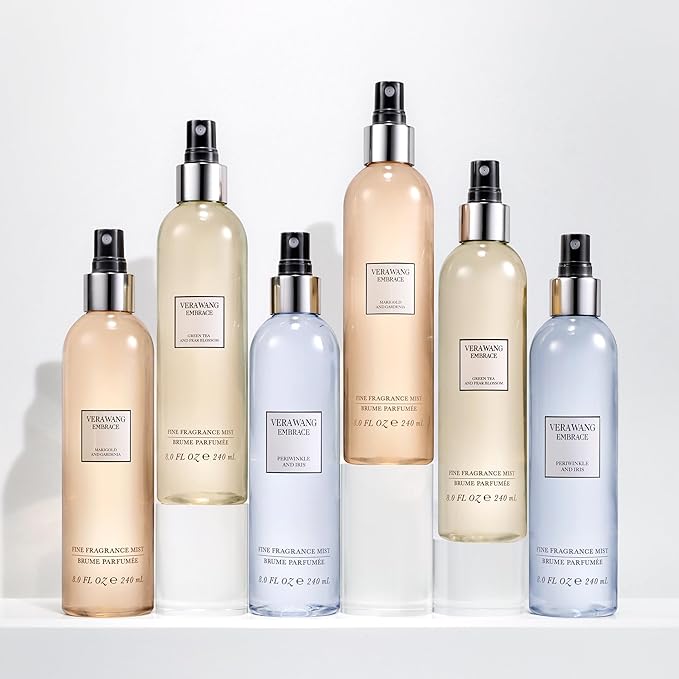 Vera Wang Embrace Green Tea and Pear Blossom Body Mist 8.4 fl oz (Pack of 1), Notes of Earthiness, Peony, and Sandalwood, Women's Fragrance, Long Lasting, Everyday Fragrance