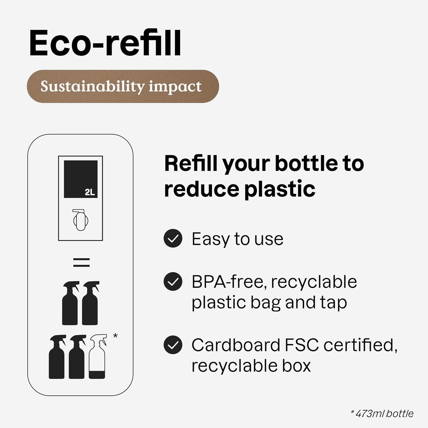 ATTITUDE Multi-Purpose Cleaner with Essential Oils, EWG Verified, Plant and Mineral-Based Ingredients, Vegan Household Products, Refillable Aluminum Bottle, Orange and Sage, 16 Fl Oz (Pack of 6)