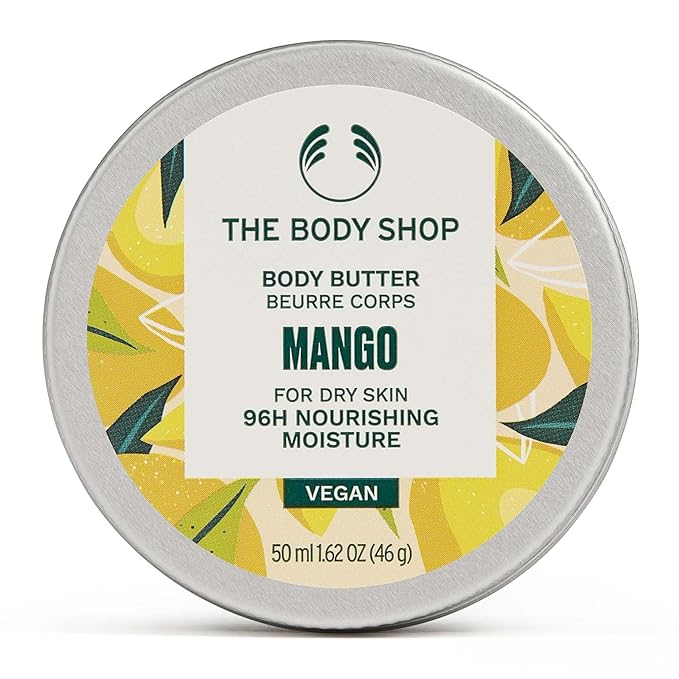 The Body Shop Mango Body Butter – Nourishing & Moisturizing Skincare for Very Dry Skin – Vegan – 1.62 oz
