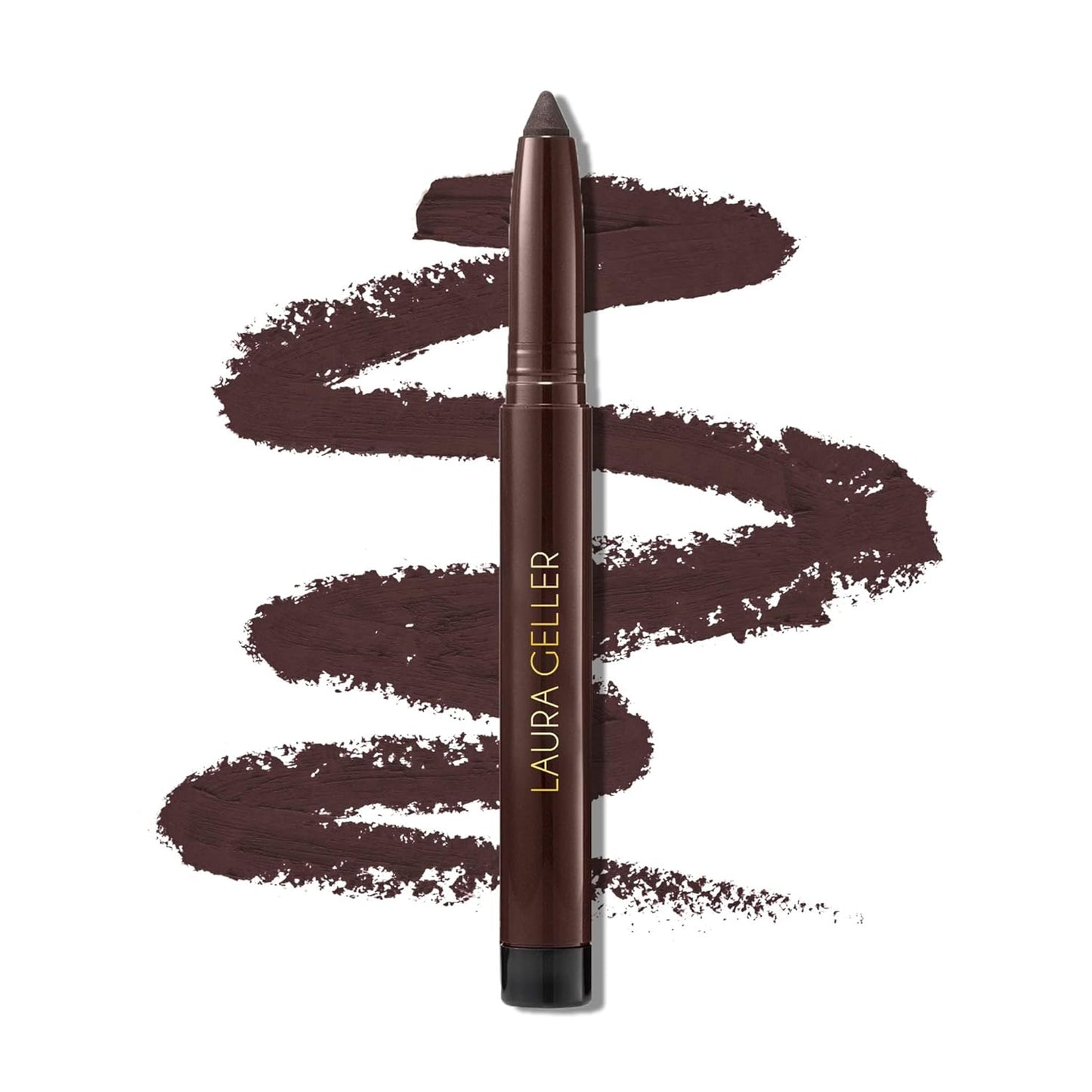 LAURA GELLER NEW YORK Kajal Longwear Kohl Eyeliner Pencil - Smoky Taupe Kohl - Caffeine and Vitamin E - Smooth & Blendable Liner - Built-In Sharpener