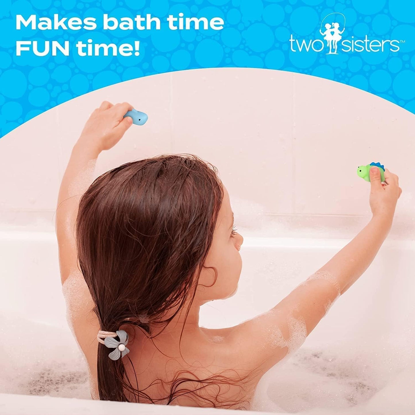 Mystical Bath Bombs for Girls and Boys with Surprise Toys Inside (6 Pack) - Large Bubble Bath Bombs for Kids - Fruity Scents, Fizzies, Made in USA, Mystic Animal - Ideal Birthday Gift by Two Sisters