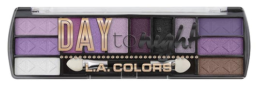 L.A. COLORS Day to Night 12 Color Eyeshadow, Twilight CES427