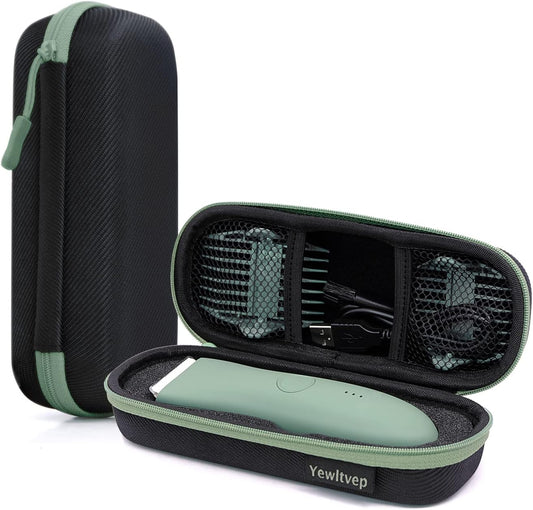 Case for Meridian Shaver, Yewltvep Hard Bags Compatible with MANSPOT Groin Hair Trimmer Without Recharge Dock, Storage Case for Meridian Trimmer with Shockproof Detachable Insert Foam
