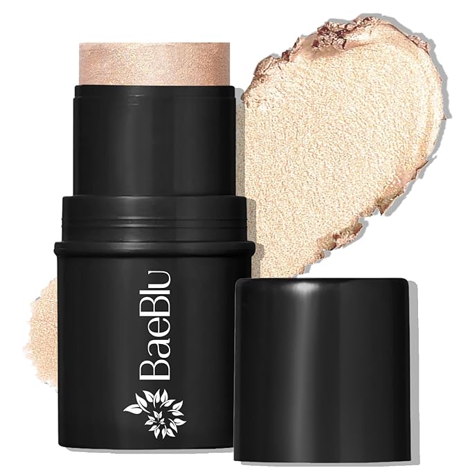 Organic Tint Tube, 100% Natural Vegan Gluten-Free Cream Highlighter Multi-Stick, Made in USA, Chardonnay