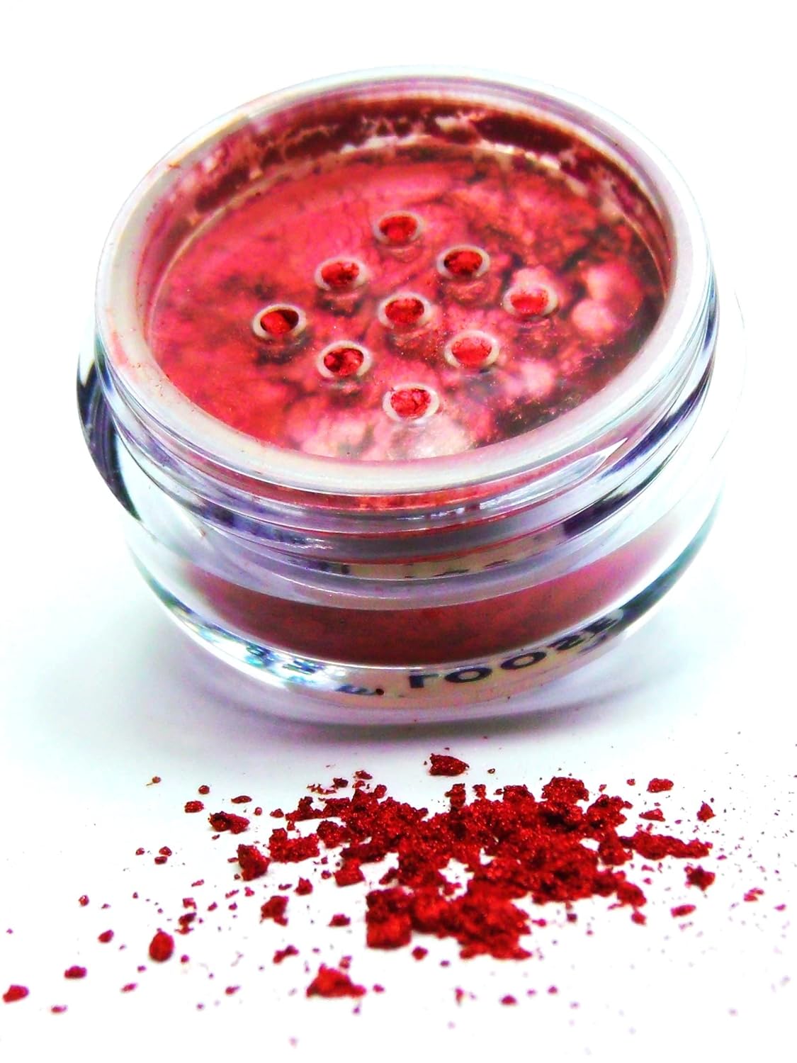 Beautiful Deep Mauve Burnt Copper Velvet Red Vegan Loose Eyeshadow Powder Pigment, Single Glitter Mineral Dust Jar Pot; Talc, Paraben & Cruelty Free, No Animal Testing