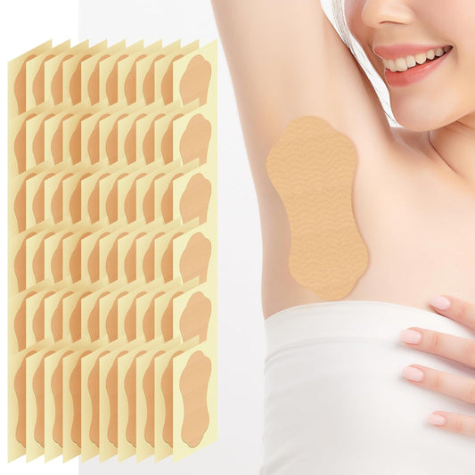 Pacify Underarm Sweat Pads for Women Men, Disposable Armpit Sweat Pads for Under Arms Sweating, Invisible Self-Adhesive Arm Pit Sweat Guards Patches for Clothing (60)