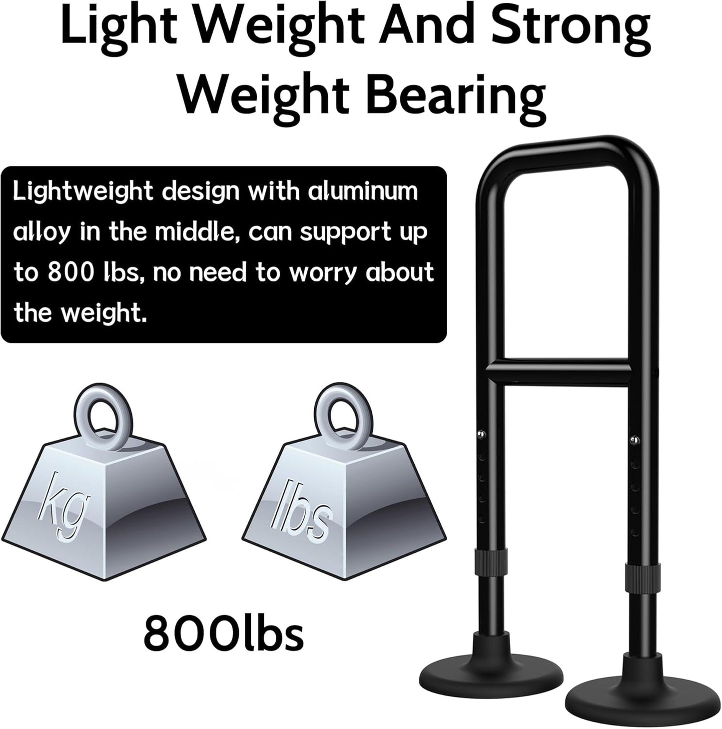 Standing Aid from Floor, Portable Standing Up Assistance for Seniors, Sturdy, Stable, Adjustable Tool - Help a Person Stand