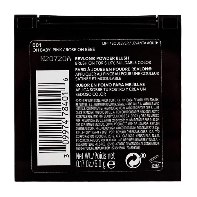 Revlon Powder Blush, 001 Oh Baby Pink, 0.17 Ounce by Revlon
