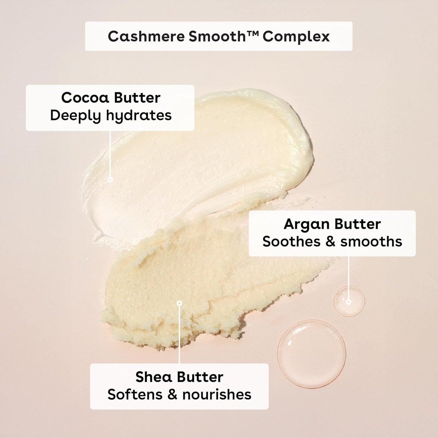 eos Cashmere Skin Collection Shave Butter- Vanilla Cashmere Scented, Non-Foaming eos Shaving Cream, 7 fl oz