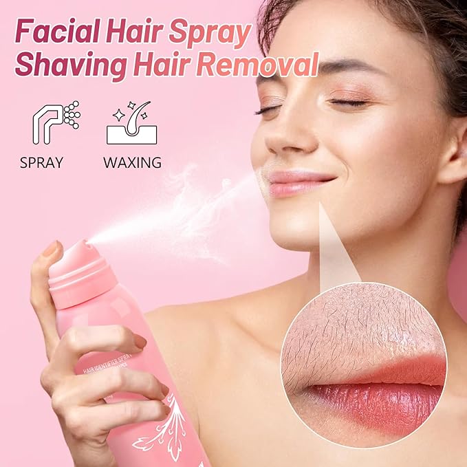 Hair Identifier Spray for Face Shaving，Facial Hair Removal For Women,face hair identifier spray，Moisturizing And Skin Care Set Spray，suitable for all skin types (1 set)