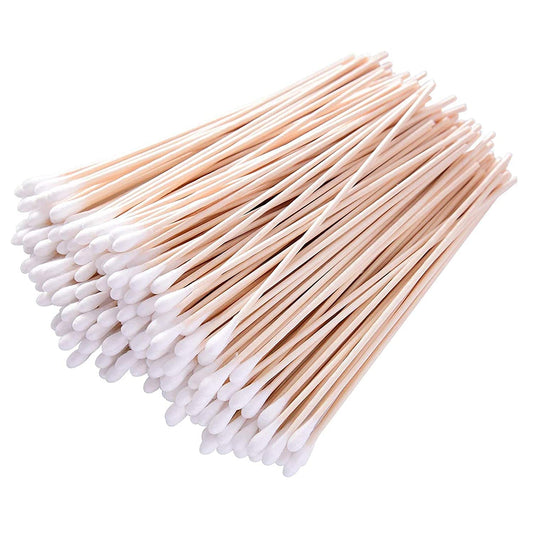 6" Long Cotton Swabs 1400pcs for Makeup, Gun Cleaning or Pets Care