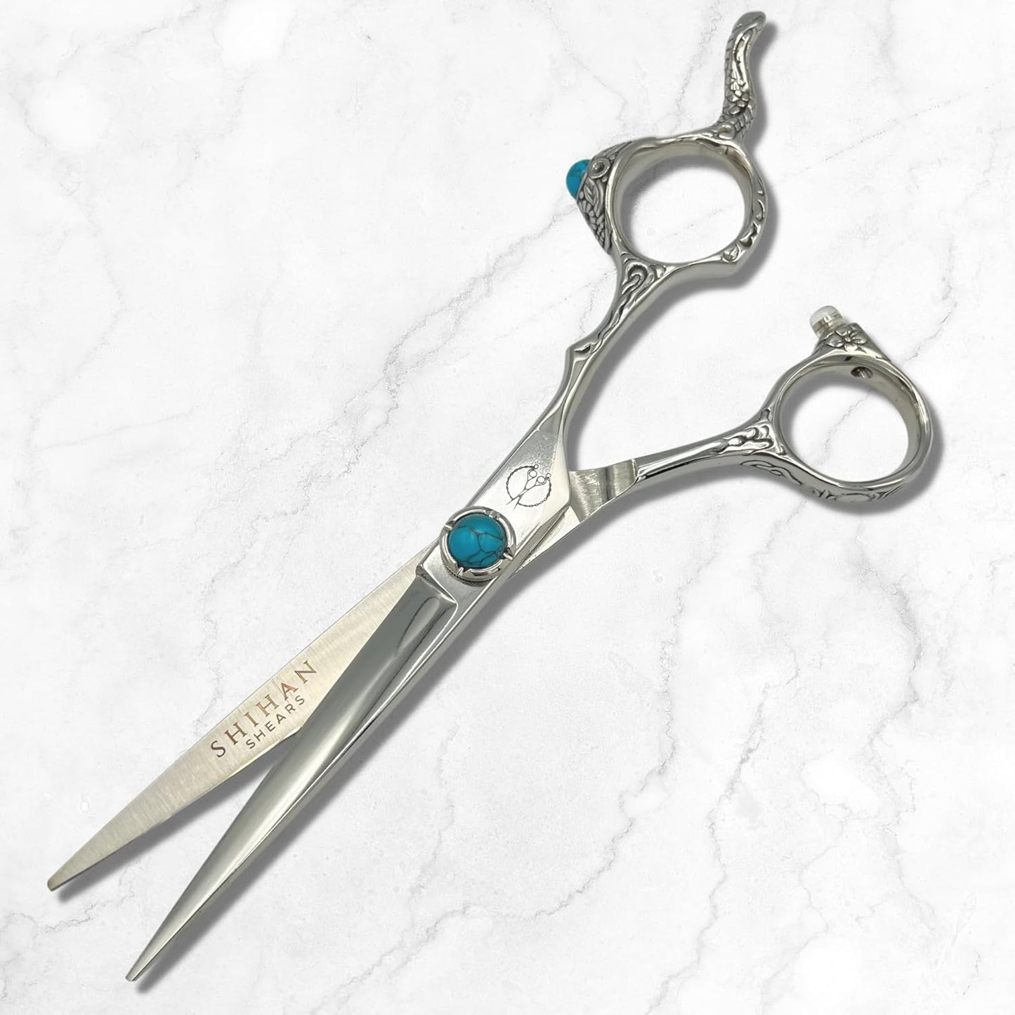 6.0 Inch Hair Shears Set (Cutting and Thinning Shears) - Professional Grade VG-10 Japanese Steel - Zen (Set)