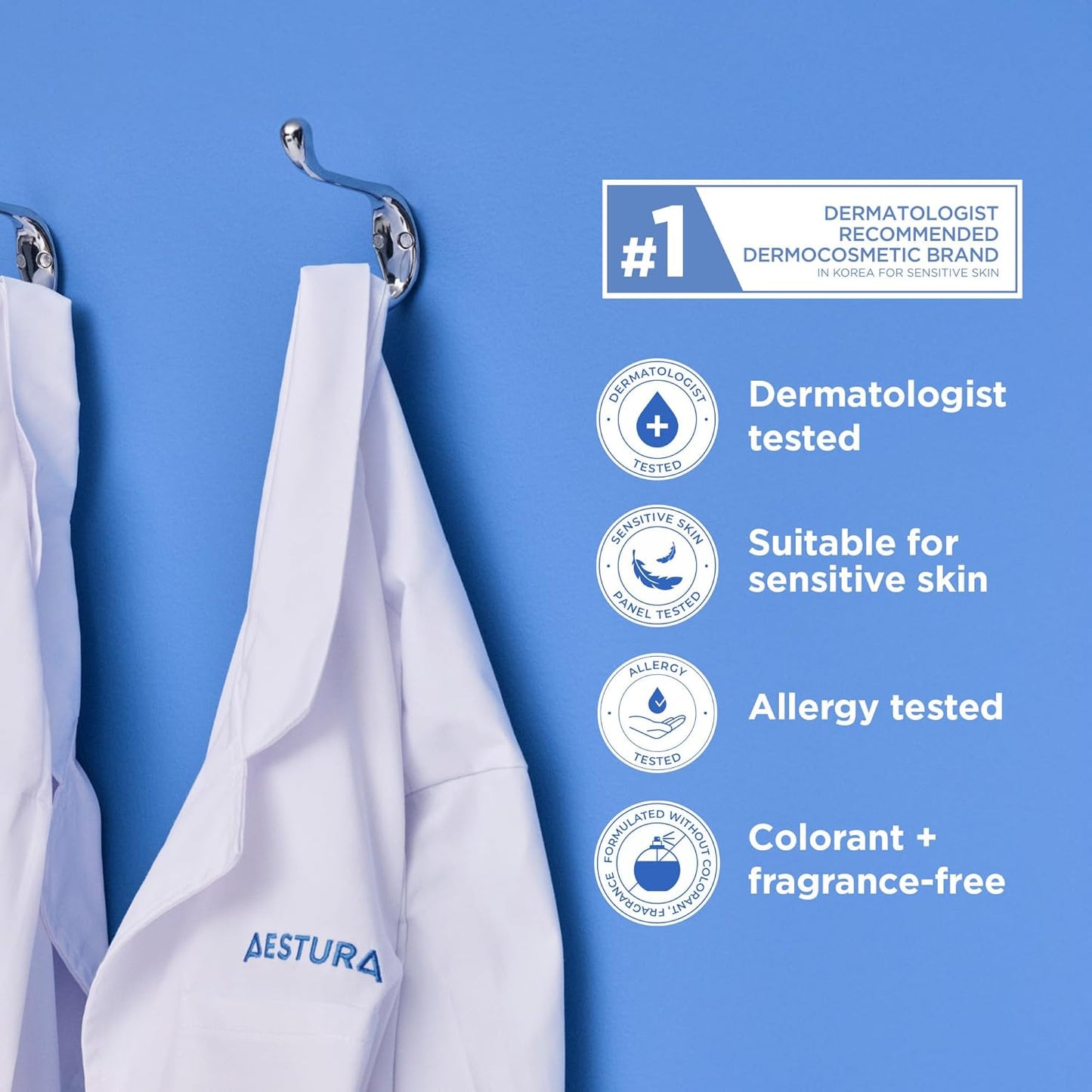 AESTURA ATOBARRIER365 Lightweight Korean Face Moisturizer with Ceramides | Strengthens Barrier, Fast-Absorbing Hydration, Suitable for Dry, Normal & Sensitive Skin, 90ML / 3.04 fl. Oz.