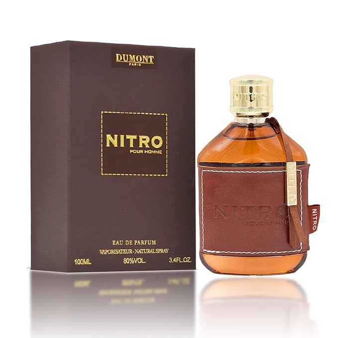 Nitro Pour Homme Eau De Parfum - Fruit, Woody, Floral Scent - 3.4 Fl Oz