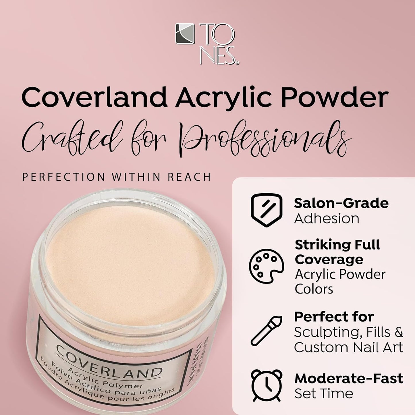 Coverland Acrylic Powder 3.5oz "On Fleek" - Limited Edition