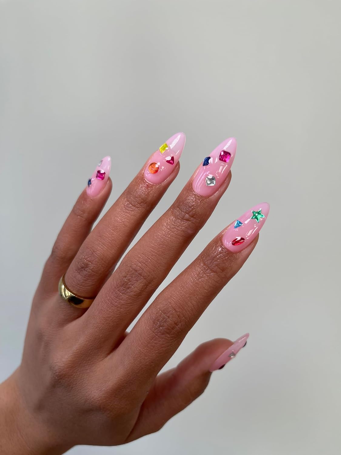 90s Baby Nail Stickers - Lightweight & Easy-to-Apply Nail Art with Cute & Trendy Designs - Durable & Long-Lasting Nail Stickers for Women, Ideal for DIY Manicures