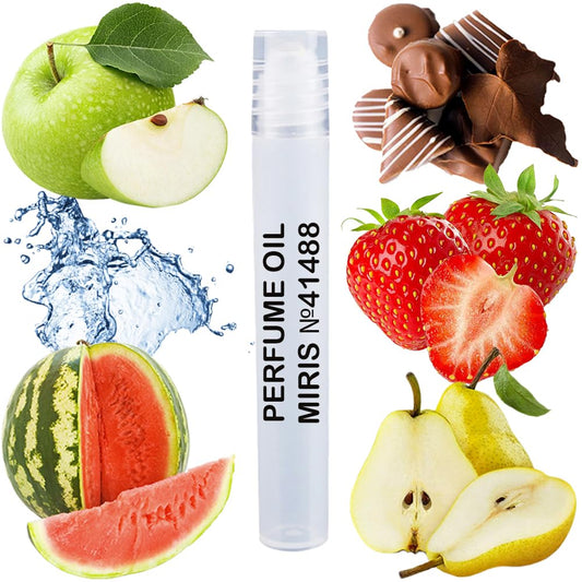 MIRIS Perfume Oil No. 41488, Inspired by Sorbetto Rosso, Long-Lasting Women Roll-On, Rollerball 0.34 Fl Oz / 10 ml