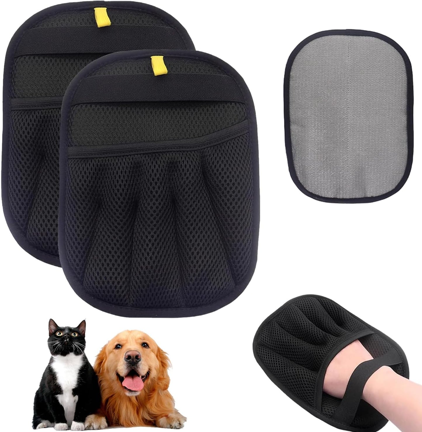 Pet Hair Remover Gloves for Cats Dogs,Electrostatic Glove Pet Hair Gloves,Cat Dog Grooming Glove for Pets