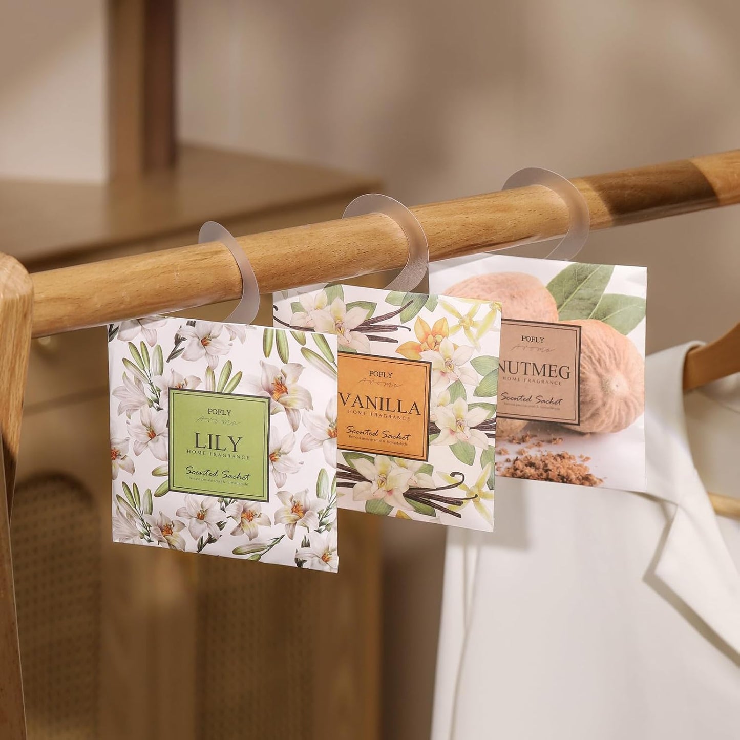 12 Packs Lavender Scented Sachets – Long-Lasting Air Freshener & Closet Deodorizer for Drawers, Closets, Cars & Wardrobes